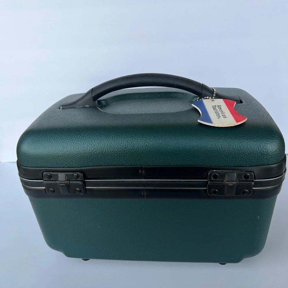 Vintage American Tourister Make Up/ Travel Hard Case Luggage